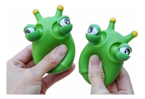 Juguete Antiestrés Gusano Bicho Ojos Popping Eyes Squishys