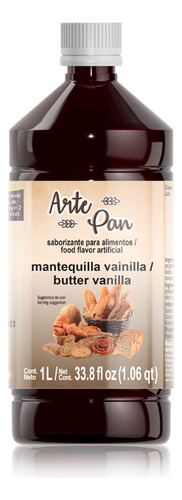 Concentrado Mantequilla Vainilla Arte Pan Deiman 1l