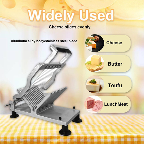 Cortador De Queso, Las Rebanadas Son Uniformes Y Ordenadas,