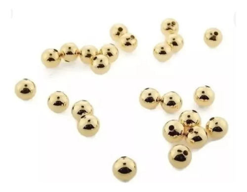 Bola Lisa Chapa De Oro 14k Importada 10g