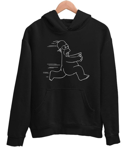 Buzo Canguro Hoodie Capucha Algodón Simpson Homero 01