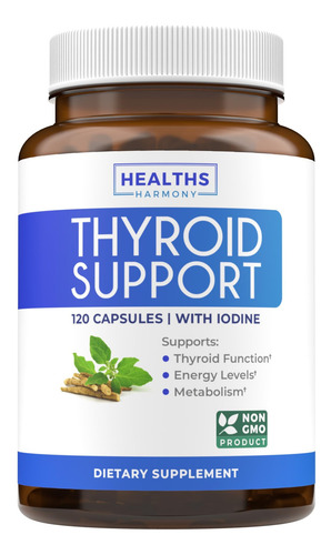 Suplemento De Apoyo A La Tiroides Healths Harmony 120 Cápsul