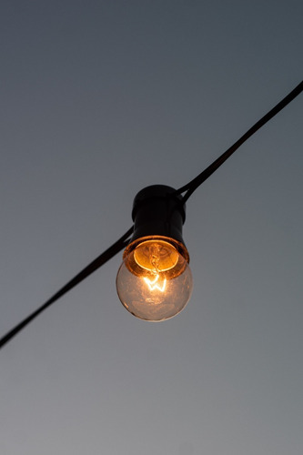Imagen 4 de 10 de 10mts Guirnalda De Luces Para Exterior Vintage C/ Focos