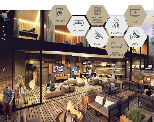 Imagen 17 de 21 de Monoambiente- Pocitos Nuevo - Cómodo - Luminoso - Moderno - Amenities