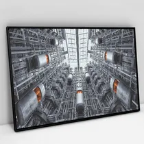 Comprar Quadro Em Tela Canvas Arquitetura Cidades - 120x80cm Preta