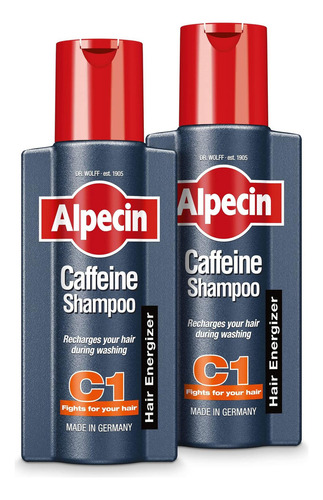 Shampoo De Cafeína Alpecin, Pacote Com 2 Unidades C1/56