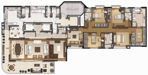 Imagem 9 de 10 de Apartamento Para Venda Em São Paulo, Paraíso, 4 Dormitórios, 4 Suítes, 4 Banheiros, 4 Vagas - 1494_2-160247