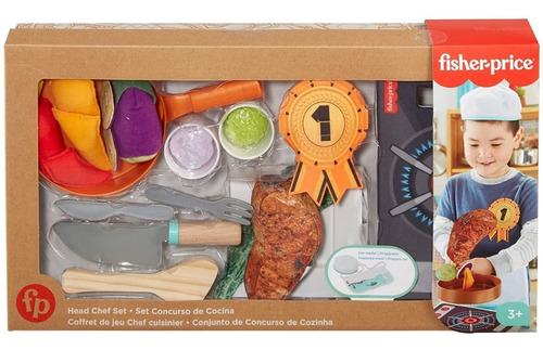 Juguete Juego De Roles Set Concurso De Cocina Fisher Price