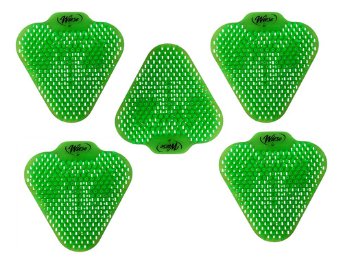 Paquete 5 Tapete Mingitorio Anti-salpicaduras Wiese Verde Limón Aroma Citrus