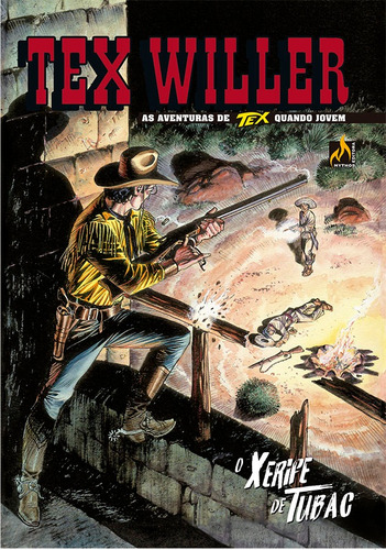 Tex Willer Nº 35: O xerife de Tubac, de () Rauch, Jacopo/ () De Angelis, Roberto/ Italiano Schneider, Júlio/ () Lopes, Dorival Vitor. Série Tex Willer (35), vol. 35. Editora Edições Mythos Eireli,Sergio Bonelli Editore, capa mole em português, 2021