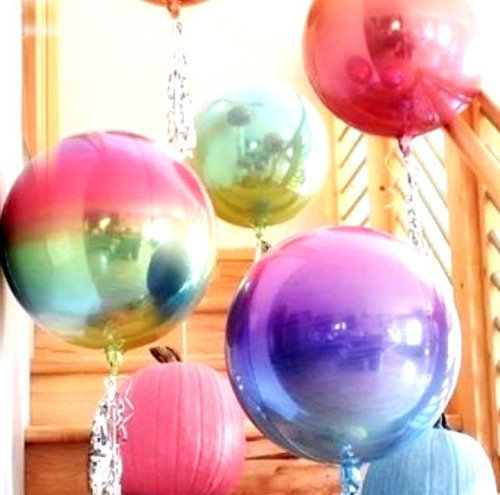 Imagem 1 de 8 de Balão Metalizado Nacarado Decoração Festa Buffet Unidade