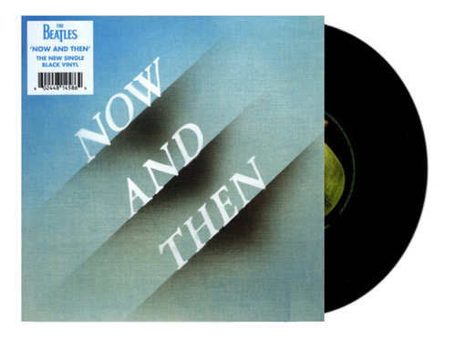 The Beatles Now And Then 07 Pulgadas Black Negro Lp Vinyl