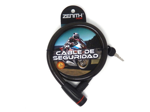 Cable De Seguridad Moto Bicicleta Candado Y Llave Importado