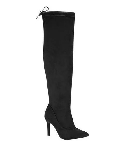 Botas Bucanera Vizzano Elastizada Cuero Gamuza Taco Aguja