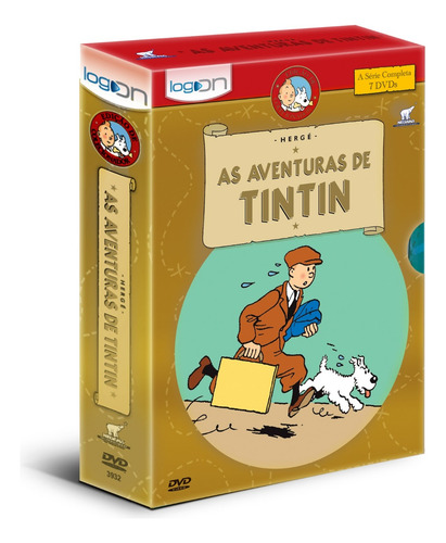 Box As Aventuras De Tintin Completa (7dvds) +brinde