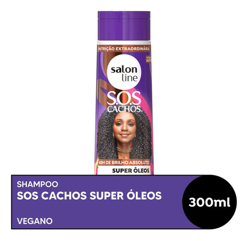 Shampoo Sos Cachos Super Óleos Salon Line 300ml