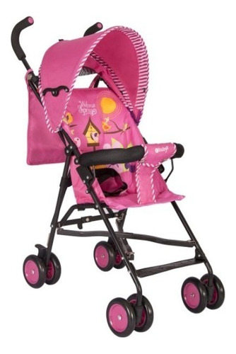 Paseador Tipo Sombrilla Marca Ebaby Color Rosa