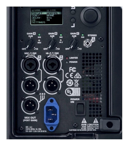 Monitor De Palco Qsc K.2 K10.2 Black 100v/240v