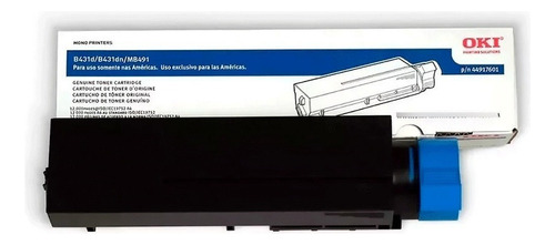 Toner Okidata 44917617 Negro Original B431 M491