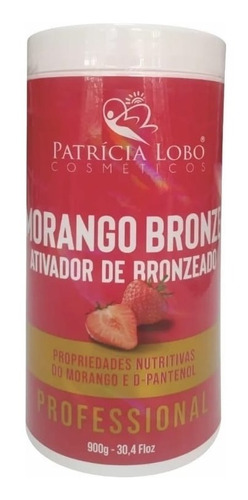 Ativador De Bronze Morango Patricia Lobo Bronzeamento Natura