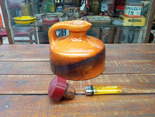 Antigua Botella Gres De Whisky Impecable Ref. 925 Tipo Damajuana (Usado)