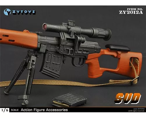 Zy Toys Svd Rifle 1/6 Accessory Set - Zy2012a