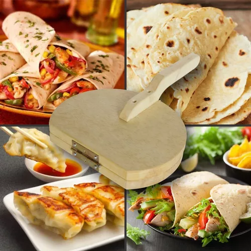 Prensa para tortillas mexicanas - Prensa manual para tacos burrito fajitas  25 cm