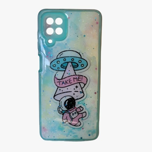 Funda 360 Diseño De Astronauta + Mica Para Samsung 