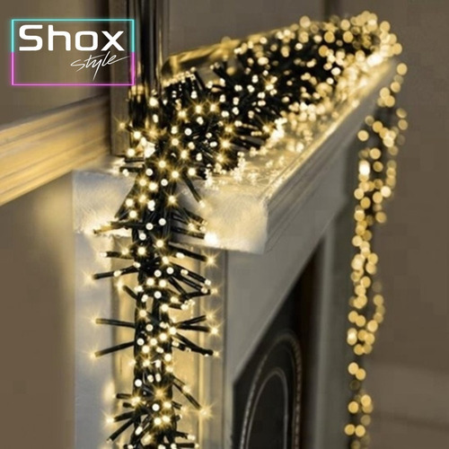 Imagen 9 de 10 de Guirnalda Lineal Exterior 50 Mts Led 500 Luces Blanco Shox