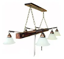 Comprar Colgante De Techo. Lampara De Madera Estilo Campo Tirante X6