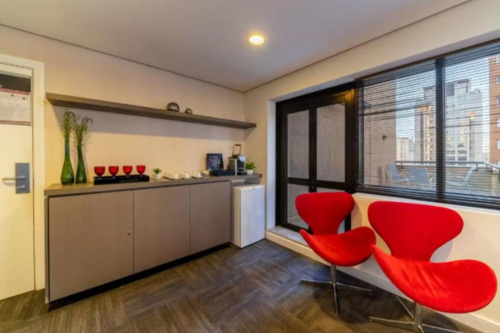 Imagem 14 de 15 de Flat Em Moema No Pool Para Investimento - Sf24780