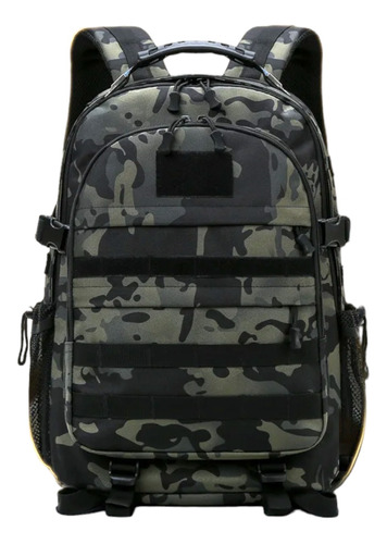 Mochila Negra Camuflaje Militar Táctica Airsoft Outdoor 40l