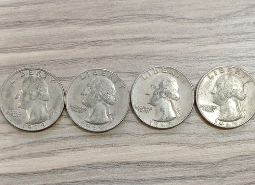 Moneda Quarter Dollar Varios Años Estados Unidos (Usado)
