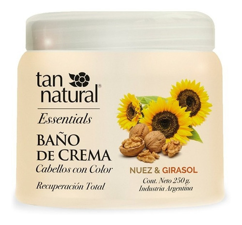 Tan Natural Baño De Crema X250 Cabellos Con Color