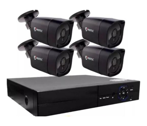 Kit Dvr Jl6008 + 4 Câmeras Bullet - Hd 720p - Visão 20m