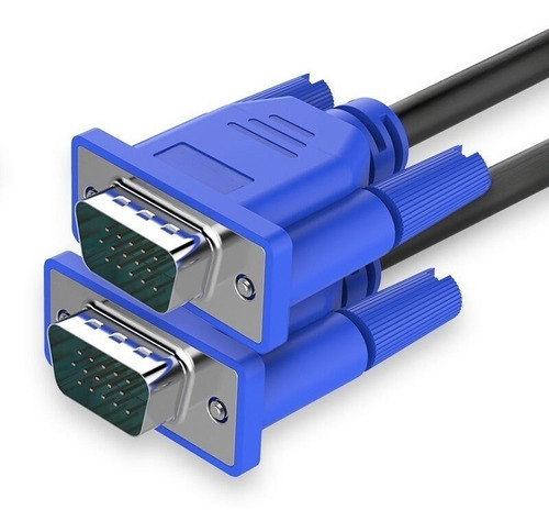 Kit 3 Piezas Cables Vga De 3 Metros C/u Para Pc Monitores