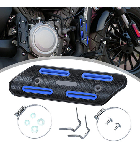Protector Térmico Para Motocicleta, Cubierta Universal Azul