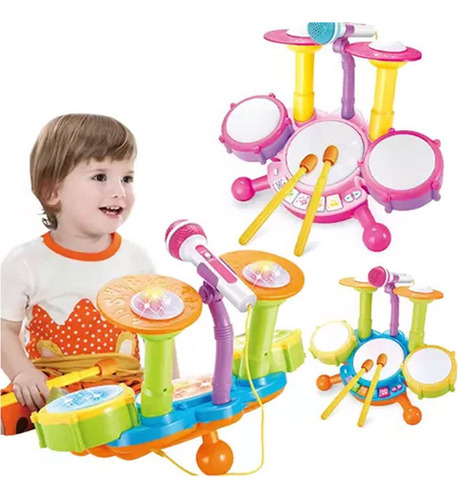 Juguete Musical De Batería For Niños