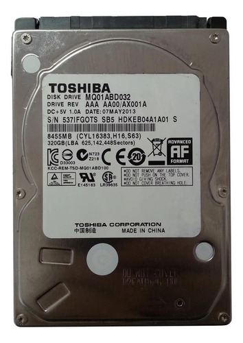 Disco duro interno Toshiba MQ01ABD Series MQ01ABD032 320GB