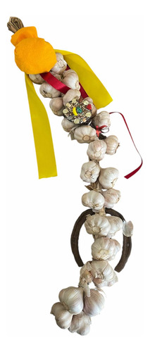 Kit De Poderosa Proteccion Amuleto De C.oyote+ Trenza De Ajo