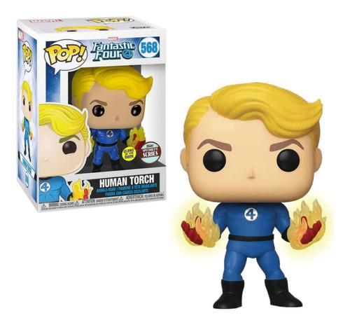 Antorcha Humana Funko Pop 568 / 4 Fantasticos / Specialty S