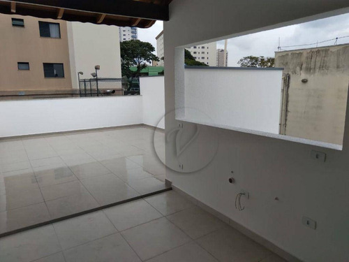 Imagem 1 de 24 de Cobertura Com 2 Dormitórios À Venda, 55 M² Por R$ 495.000,00 - Vila Assunção - Santo André/sp - Co0913