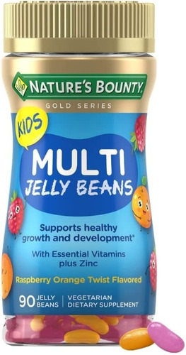 Nature Bounty Jelly Beans Kids Multivitaminico Plus Zinc