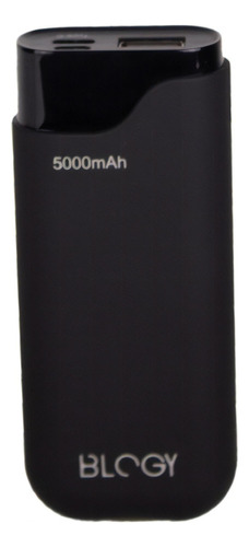 Blogy Power Bank Bateria Portatil Blogy De 5,000 Mah Color Negro