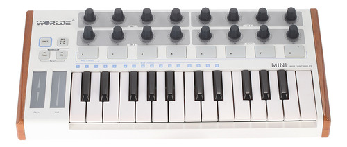 Controlador Midi Profesional Usb De 25 Teclas Midi Y Teclado