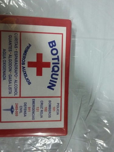 Imagen 1 de 2 de Botiquin Primeros Auxilios
