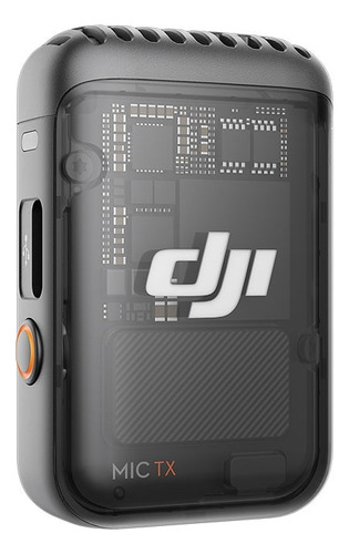 Microfone Dji Mic 2 1 Tx Microfone + 1 Rx Receptor - Dji115 Cor Preto