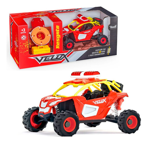 Carrinho De Brinquedo Buggy Rally Resgate - Usual Brinquedos