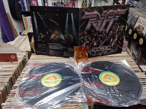 Riff En Acciòn Original 2 Lps+foto Pappo  Lacapsula