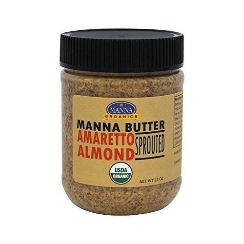 Manna Organics - Maná Mantequilla De Almendra Germinado Amar